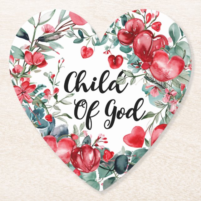 Child Of God Paper Coaster (Front)