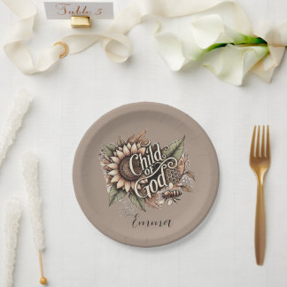 Child of God Paper Plates