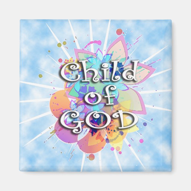 Child of God, Pastel Magnet (Front)