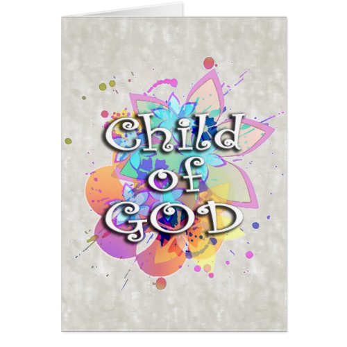 Child of God Rainbow Watercolor