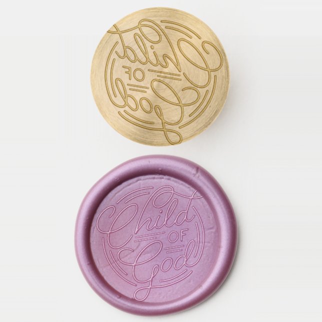 Child Of God Religious Jesus Lover Wax Seal Stamp (Stamped)