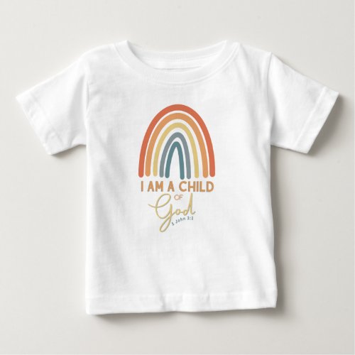 Child of God T_shirt with Rainbow Design