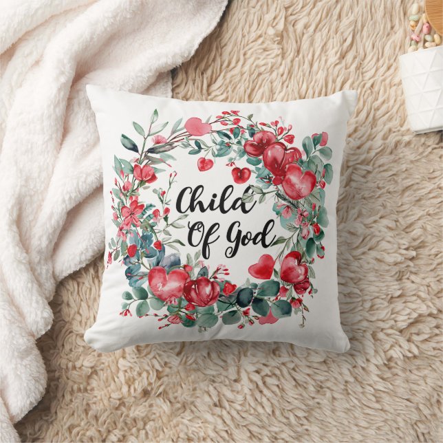 Child Of God Throw Pillow (Blanket)