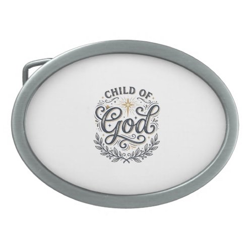 Child Of God Vintage Engraving Shirt Design_1 Belt Buckle