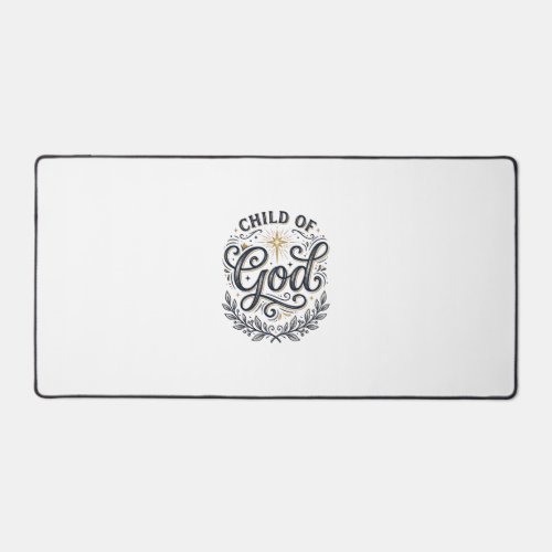 Child Of God Vintage Engraving Shirt Design_1 Desk Mat