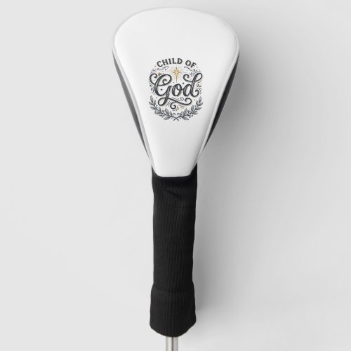 Child Of God Vintage Engraving Shirt Design_1 Golf Head Cover