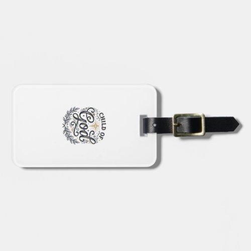 Child Of God Vintage Engraving Shirt Design_1 Luggage Tag