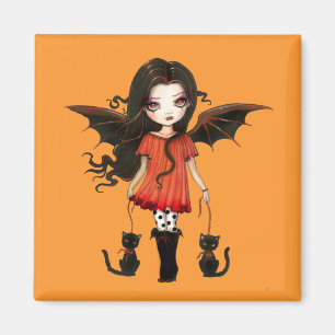 Child of Halloween Cute Vampire Magnet