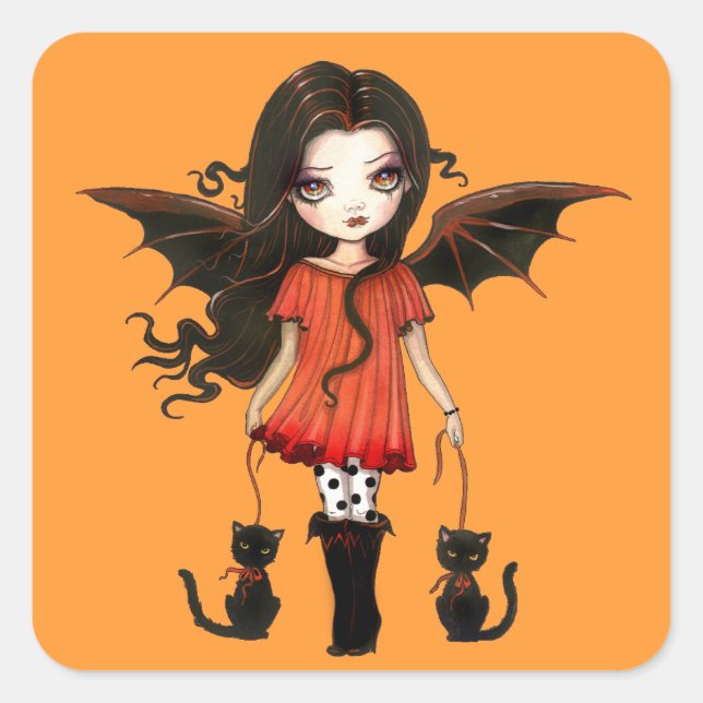 Child of Halloween Little Vampire Stickers (Front)