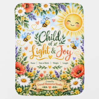 Child of Light & Joy Baby Blanket