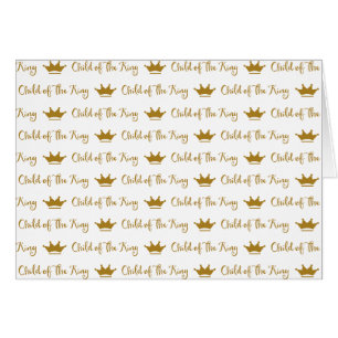 Child of the King, Crown Parakaleo note card