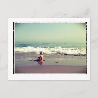 Child on Beach Postcard