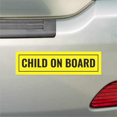 Child on Board _ Safety Car Magnet