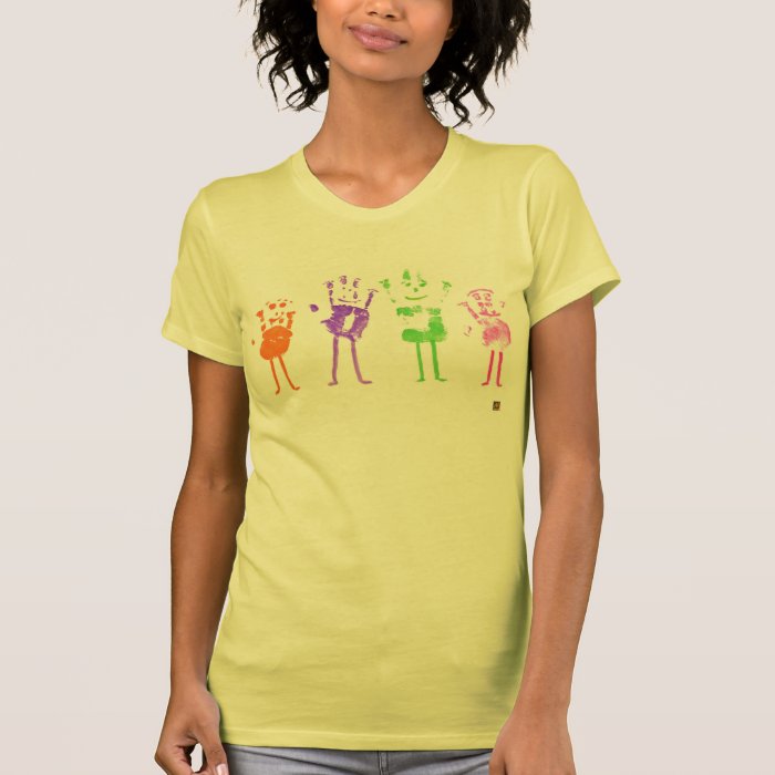 Child palm print tshirt