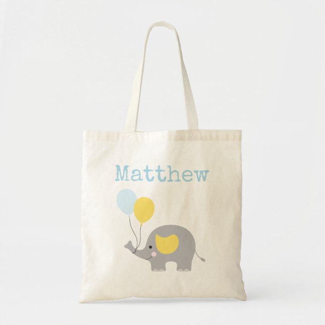 Child Personalized Elephant Bag (Front)