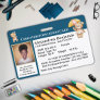 Child Photo Emergency ID Identification Card  Badge