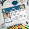Child Photo Emergency ID Identification Card 