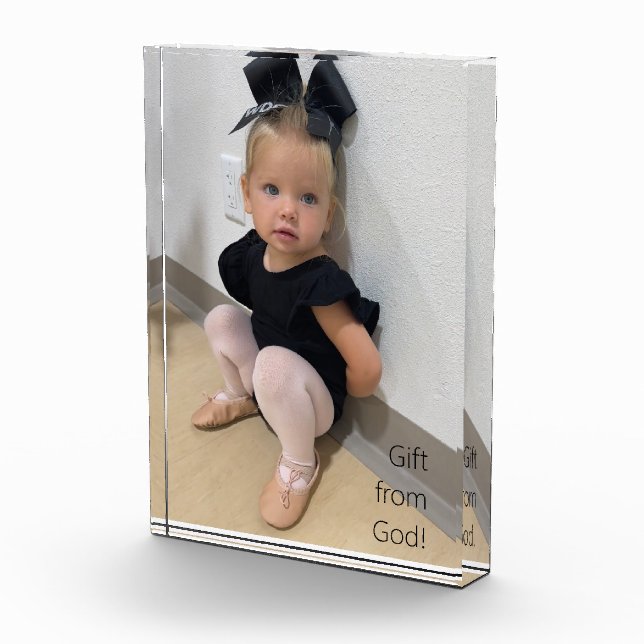 Child Photo Gift from God Photo Block (Right)