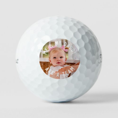 Child Photo Me  My Daddy  Titleist Pro V1 Golf Balls