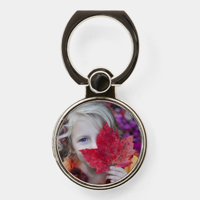 Child Photo Phone Ring Stand (Front)