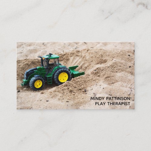 Child Play Therapist Youth Psychologist Toy Truck Business Card