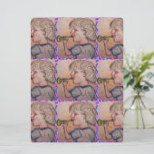 child playing toy horn (Standing Front)