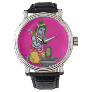 Child Rama Worshipping Shiva Clock Watch