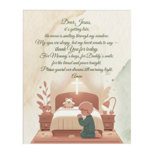 Child’s Night Prayer Acrylic Print