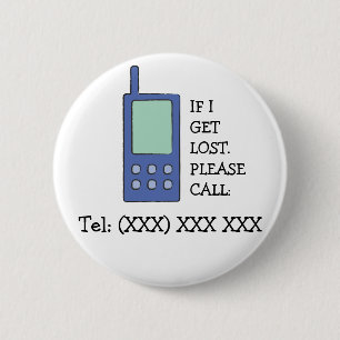 CHILD SAFETY BUTTON WITH CUSTOMISED PHONE NUMBER