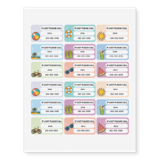 Child Safety - Safety ID - Emergency Contact  Temporary Tattoos