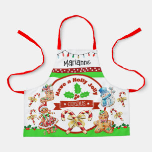 Child Size Holly Jolly Christmas Apron