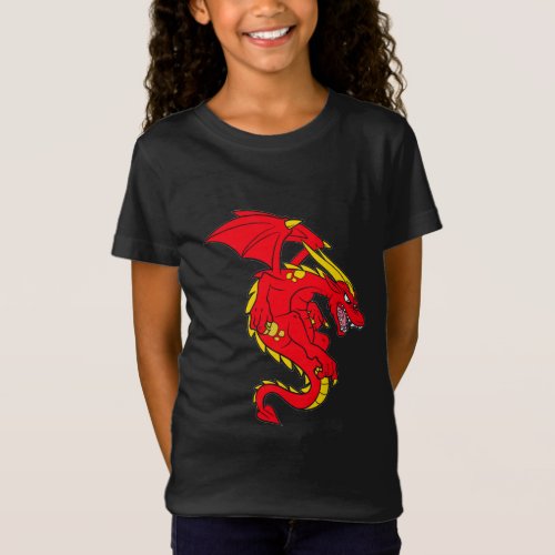 Child Size Red Dragon T_Shirt