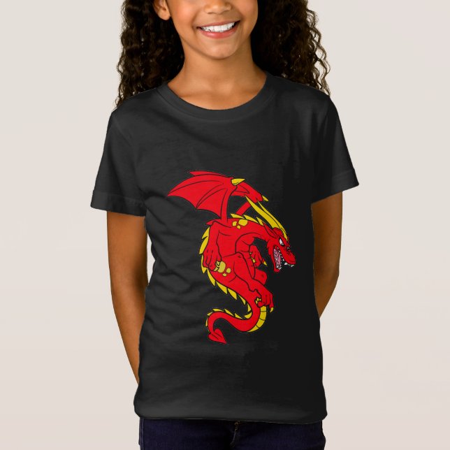 Child Size Red Dragon T-Shirt (Front)