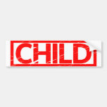 Child Stamp Bumper Sticker