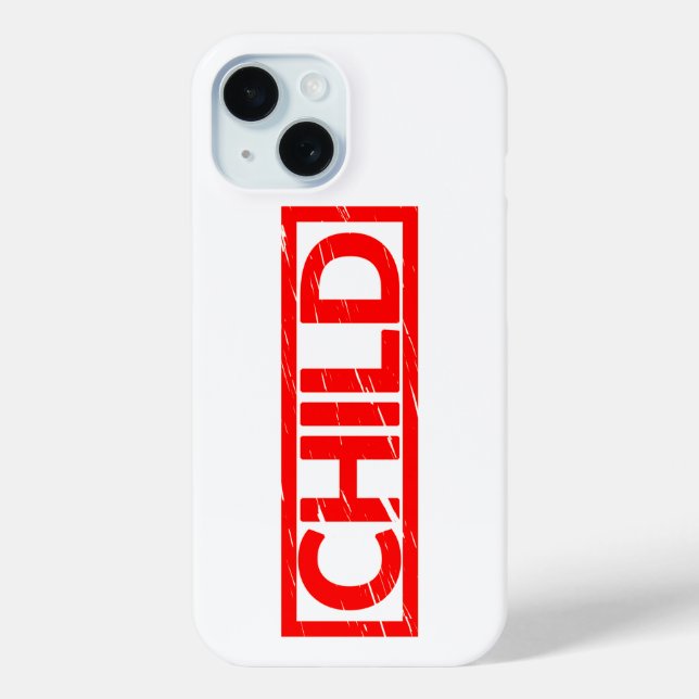 Child Stamp Case-Mate iPhone Case (Back)
