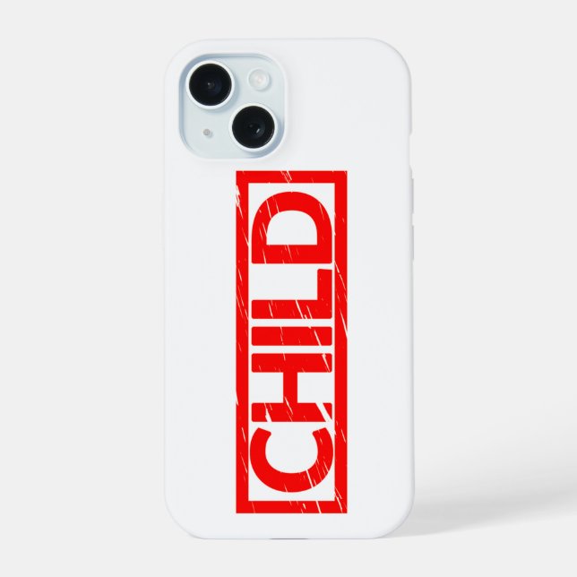 Child Stamp Iphone Case (Back)
