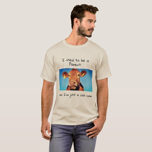 Child Support Reform Tshirt Cash Cow (Front Full)