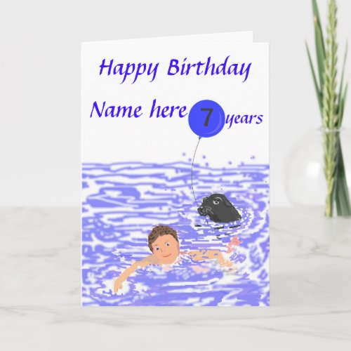 Child Swimmer Card