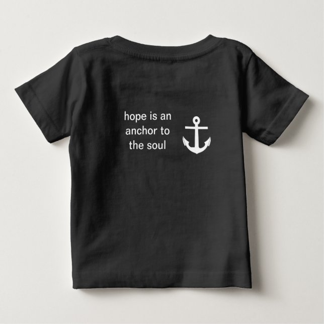 Child t-shirt hope anchor (Back)