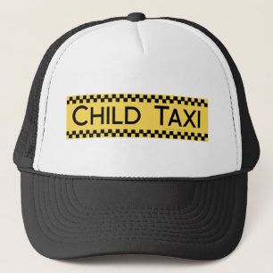 Child Taxi Funny Design for Driving Fathers/Moms Trucker Hat