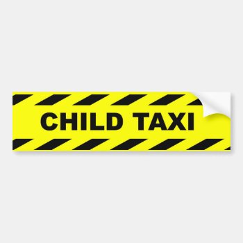 Child Taxi. Funny Sticker - Perfect For Parents by Stickies at Zazzle