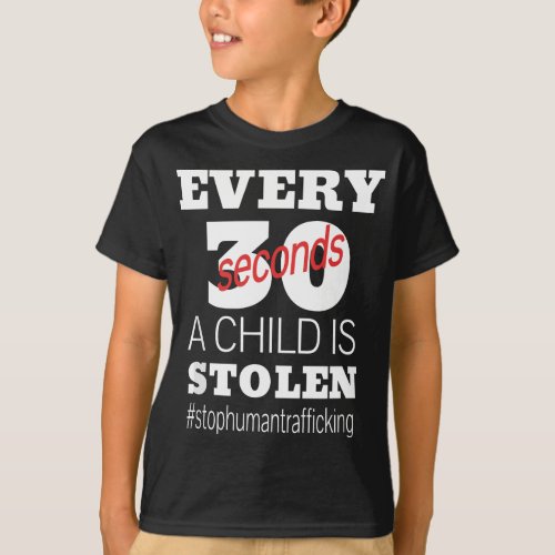 Child Trafficking Awareness Quotes_ Stop Human Tra T_Shirt
