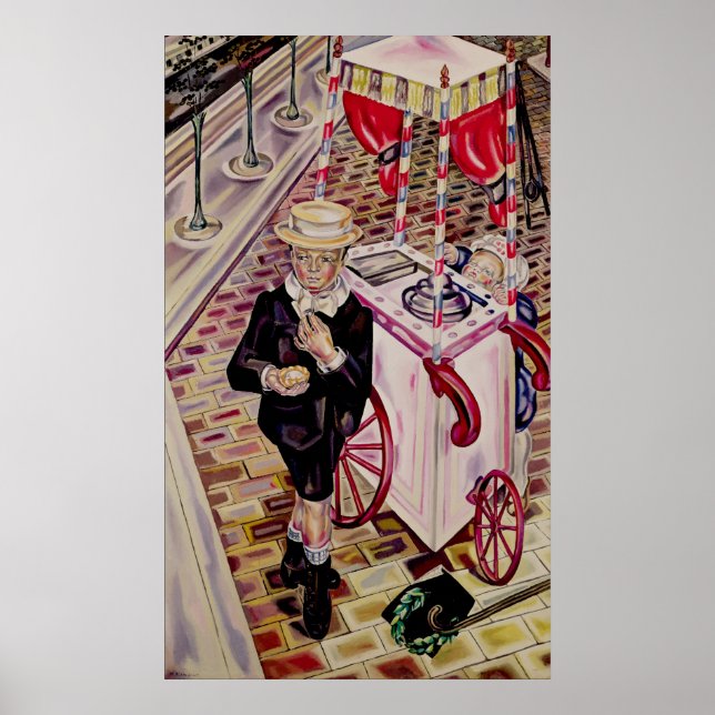 Child with an Ice Cream Poster (Front)