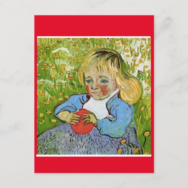 Child with an Orange, by Van Gogh, Postcard (Front)