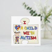 Child WIth Autism Brunette Girl 2 (Standing Front)