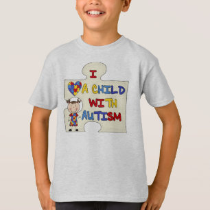 Child WIth Autism Brunette Girl 2 T-Shirt