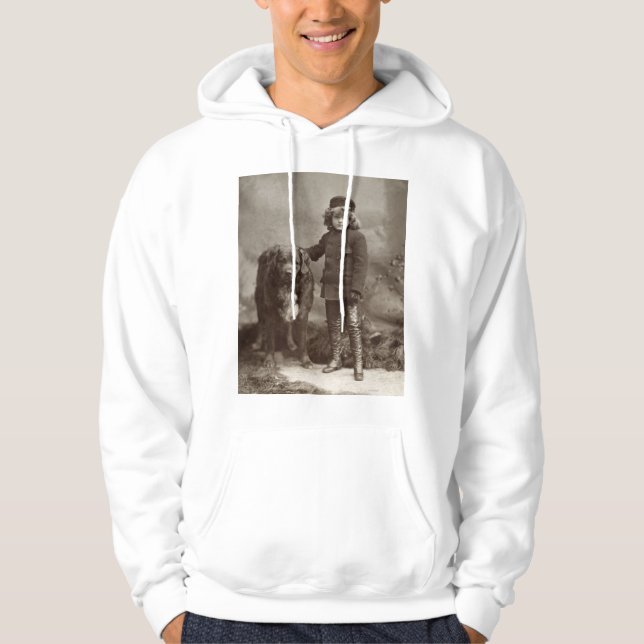 Child With Dog, C1885 Hoodie (Front)