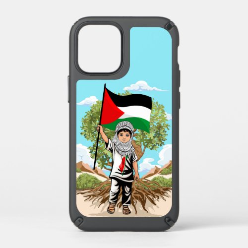 Child with Keffiyeh Palestine Flag  Speck iPhone 12 Mini Case
