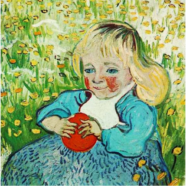 Child with Orange, 1890. Vincent van Gogh. Statuette (Front)