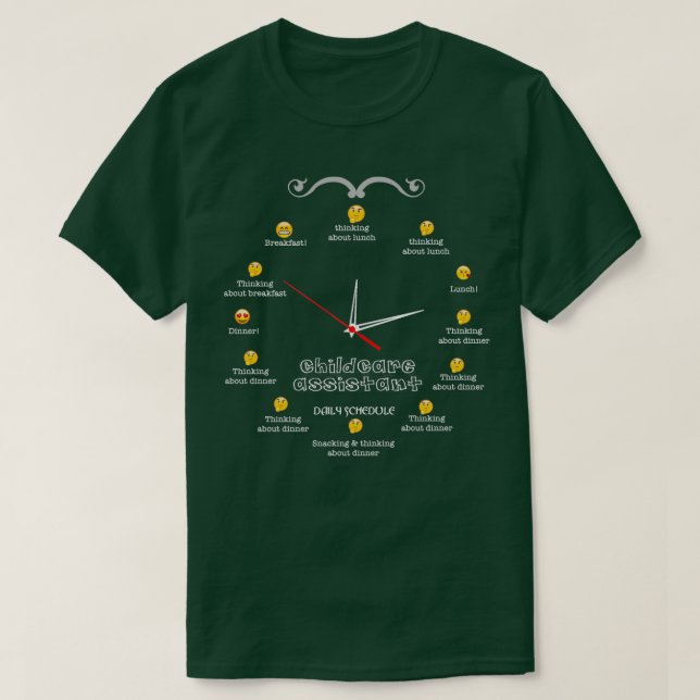 CHILDCARE ASSISTANT NICE DESIGN 2017 2 T-Shirt (Design Front)